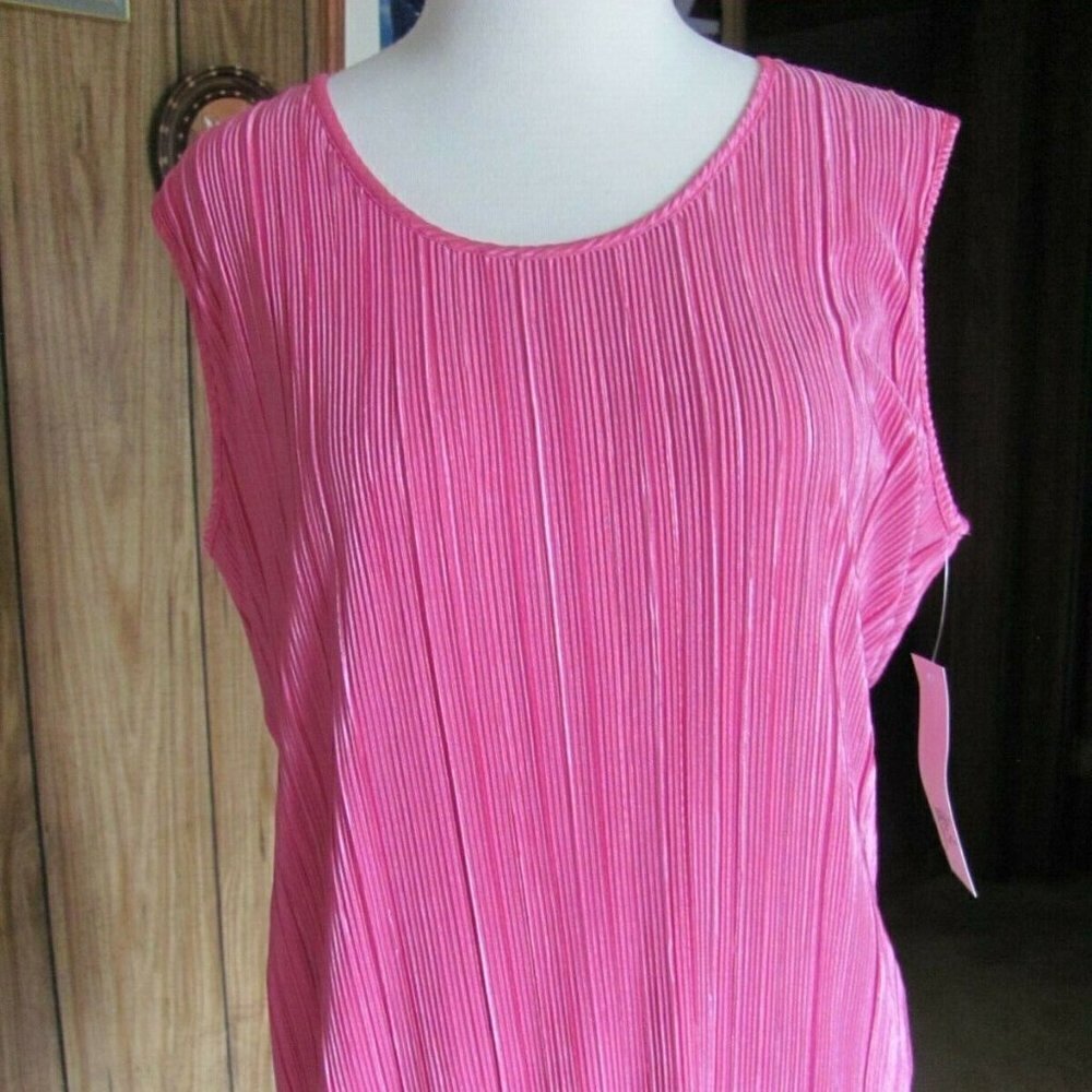 SOUTHERN LADY 2 PIECE SHIRT & LACE KIMONO  BRAND NEW  HOT PINK TANK PAIRED WITH‎ - Picture 9 of 14